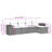 Vidaxl Garden Sofa Set Black, Cream White