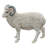 Horned Dorset Sheep Statue