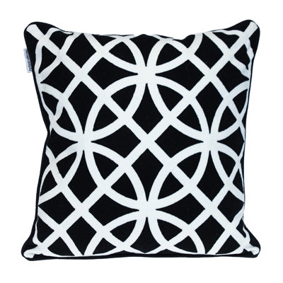 100% Cotton Geometric Zippered Pillow