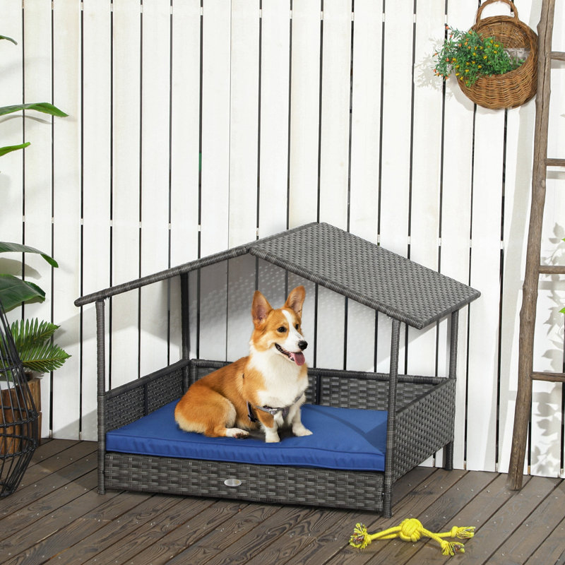 Niche pour chien Canopy - Matériau, coussin d'eau pour petits et moyens chiens