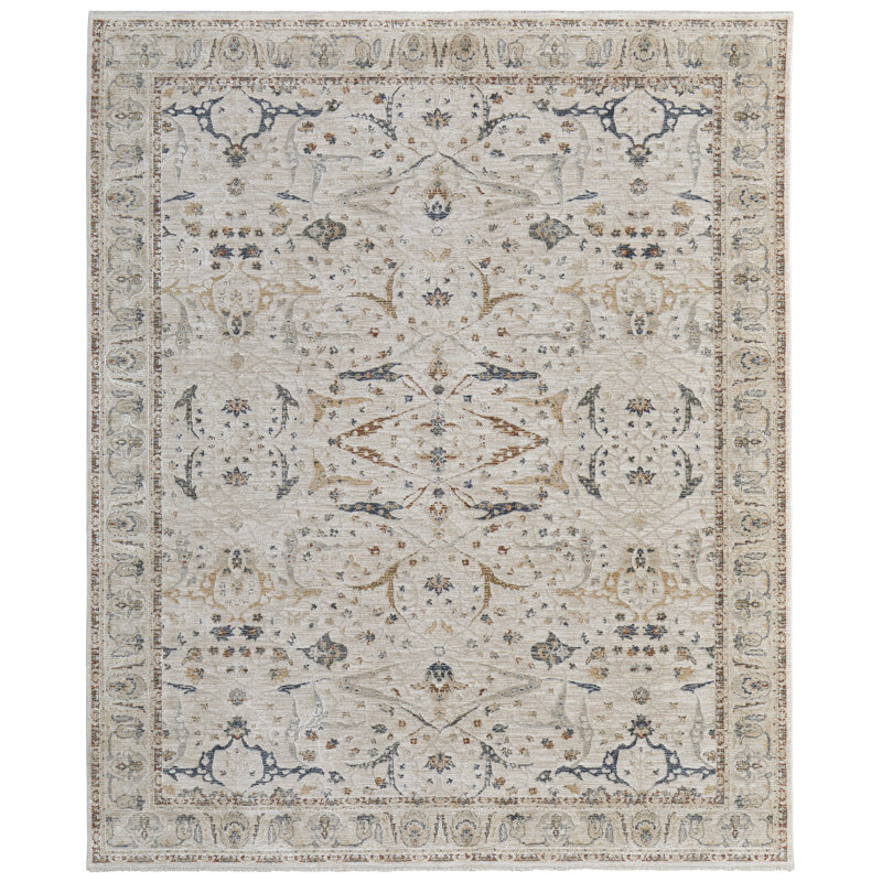 Maximiano Ikat Indoor Rug, Rectangle 7'10" x 10'3"