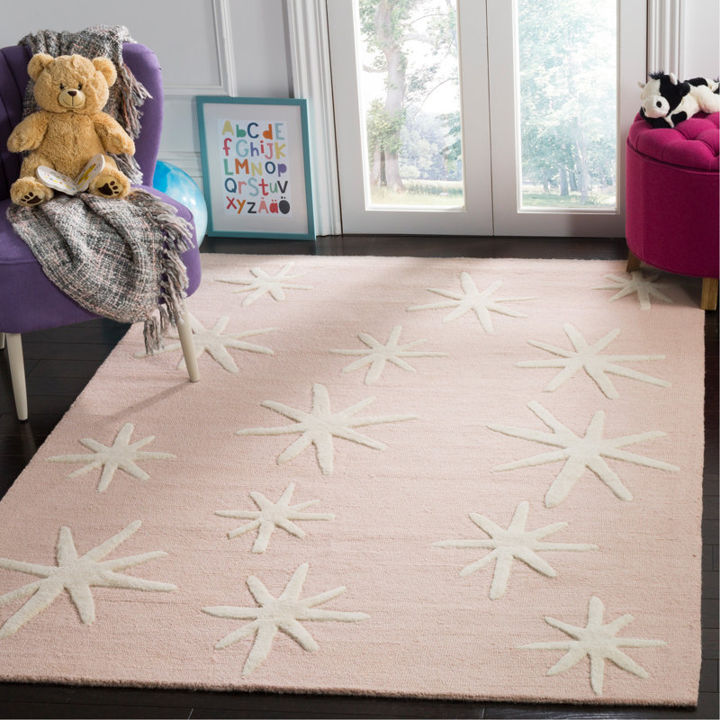 Claro Hand Tufted Wool Rug, Rectangle 5' x 7'
