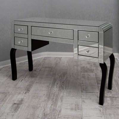 119cm Glass Console Table