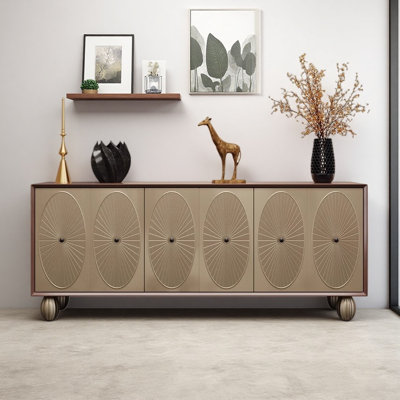 American-style Light Luxury Retro TV Cabinet