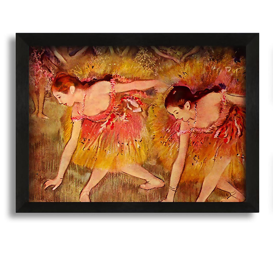 Gerahmtes Leinwandbild Ballet Dancers von Degas