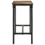 Anesti Rectangular Metal Outdoor Bar Table , 150cm cm W 55cm cm D