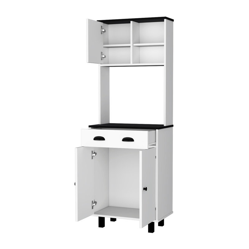 Garde-manger blanc et armoire de cuisine - 1 tiroir pour un rangement pratique 1, organisez votre commodité