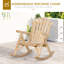 Chaise Adirondack berçante en bois massif Aspers-106255797