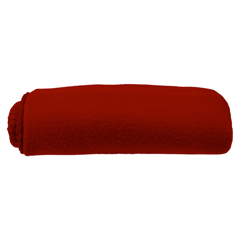50" x 60" Cozy Fleece Throw Blanket, Red