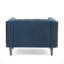 CHAISE CLUB, coutures gaufrées capitonnées