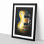 'Aged Electric Guitar' - Picture Frame Graphic Art Print-56856455-56856458
