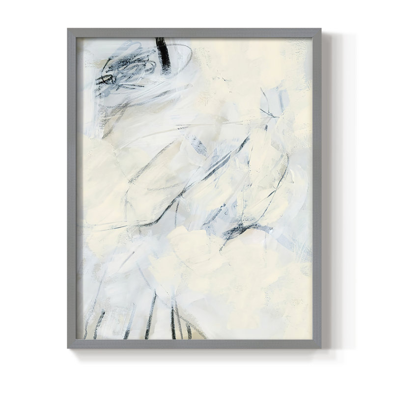 «Liminal Space II», reproduction encadrée - bois massif, Gris, H 10 po x l 8 po