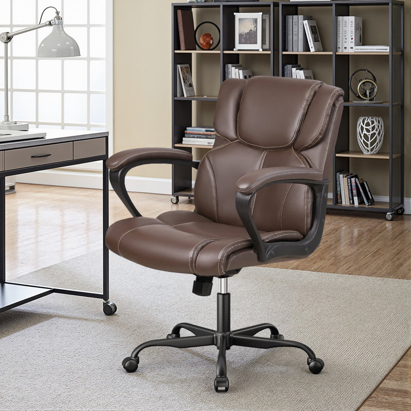 Winston Porter Rafal Executive Chair, Brown