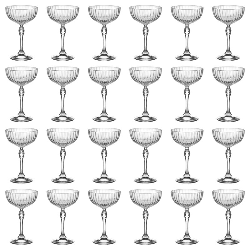 America '20s Champagne Cocktail Saucers - 230ml, 24
