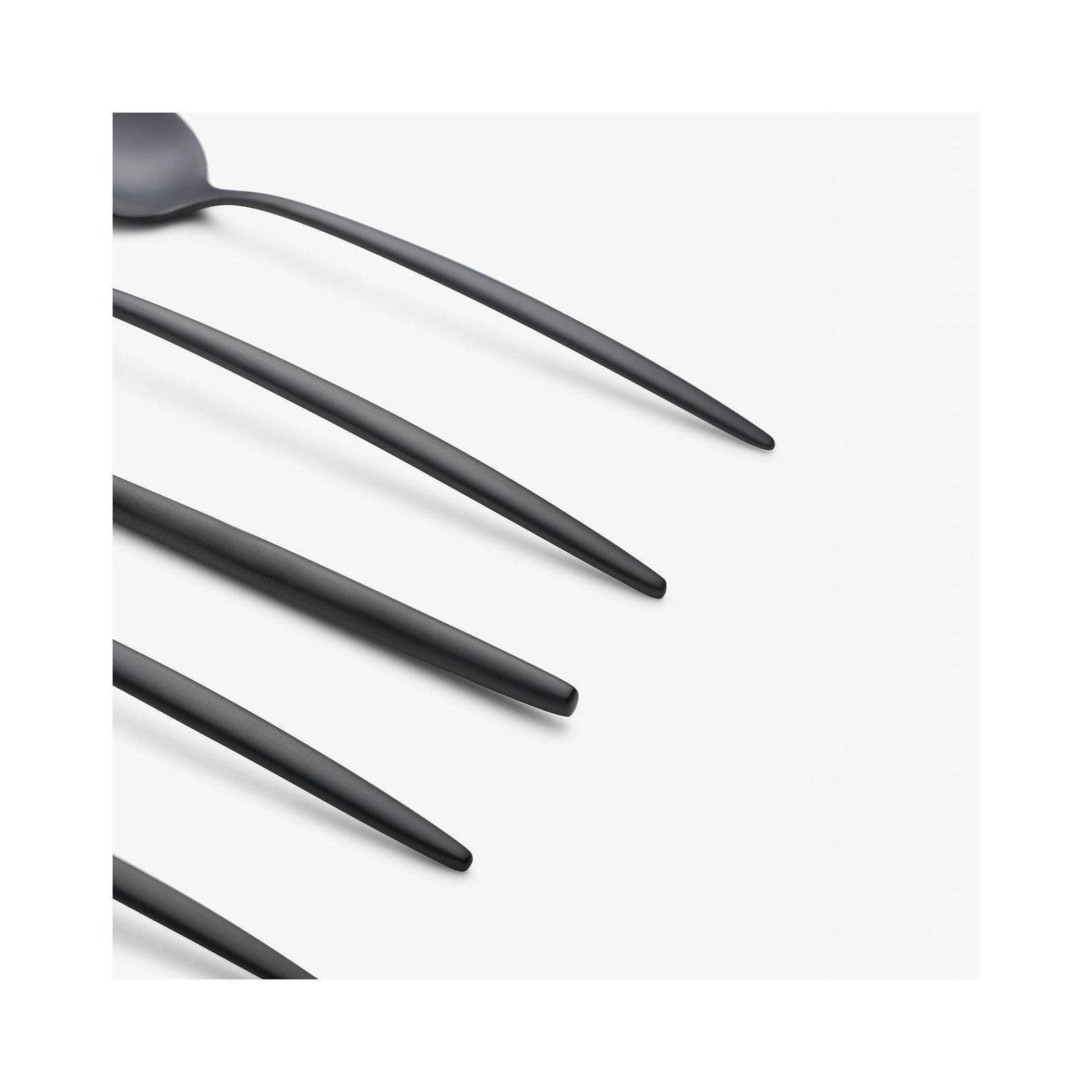 Barrona Stainless Steel Flatware, Black