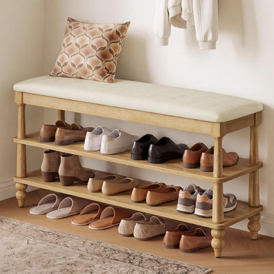 8 Pair Shoe Storage Bench