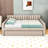 Full Size Velvet Daybed with Pull-Out Twin Trundle-252850191