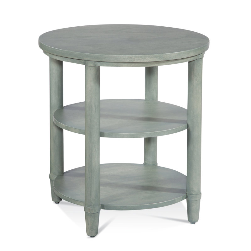 Clair Solid Wood End Table, Java