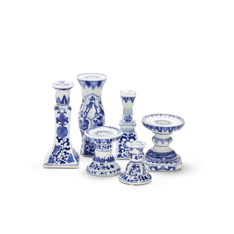 Ensemble de 6 bougeoirs de la collection Canton