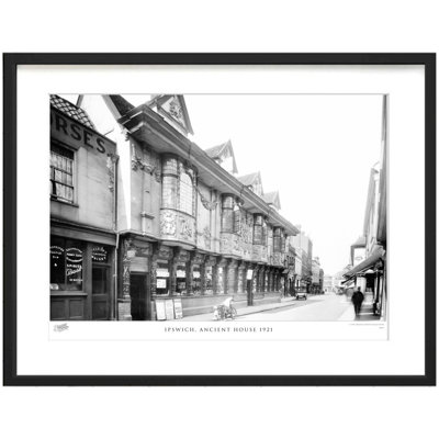 Ipswich, Ancient House 1921 by Francis Frith - Single Picture Frame Print