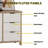 Fluted Storage Cabinet