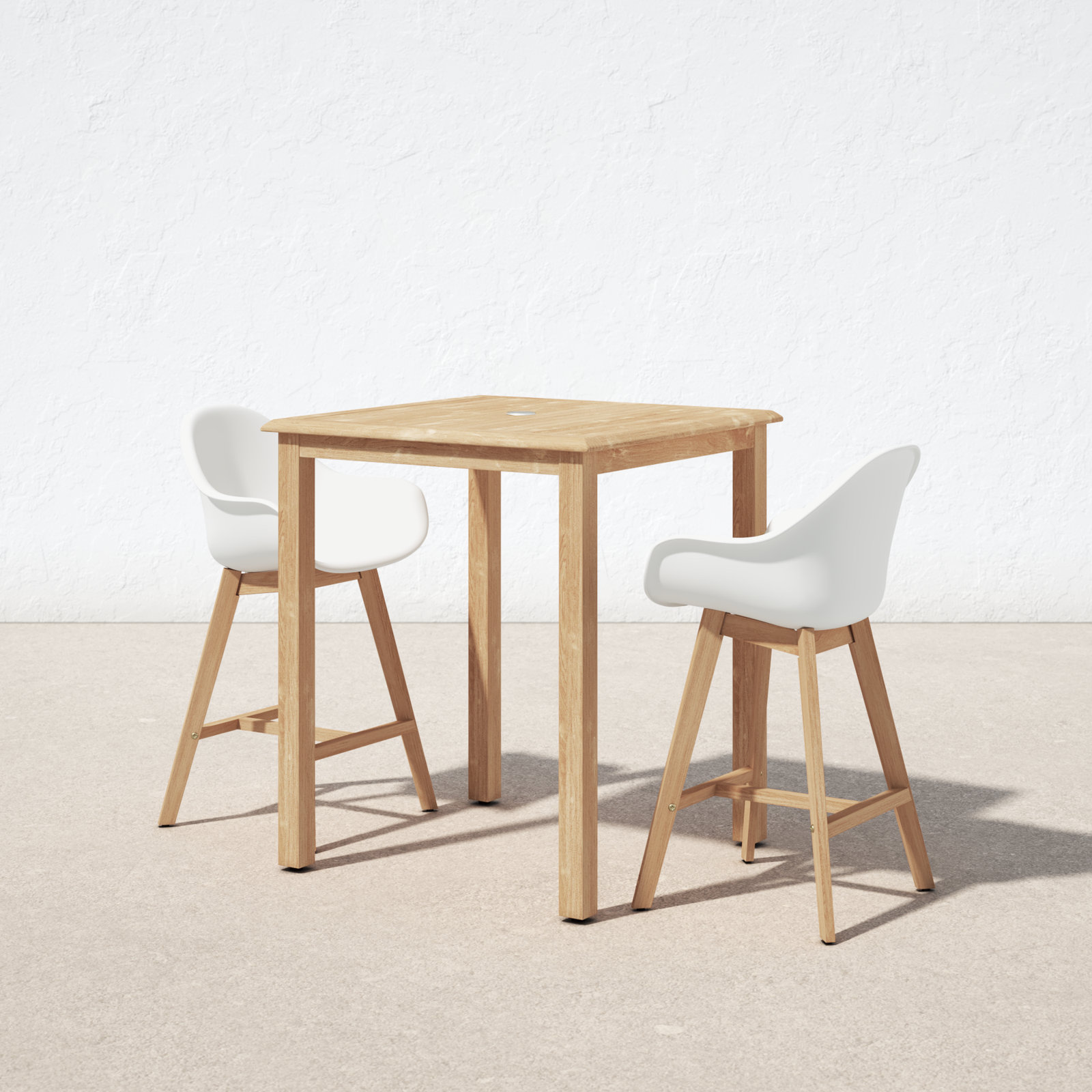 Anautica Square 2 - Person Outdoor Dining Set