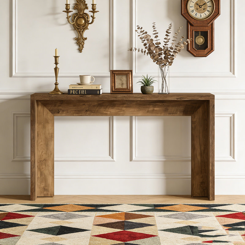 Rustic Farmhouse Sofa Hallway Table