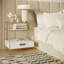 58.9cm W Solid + Manufactured Wood Bedside Table