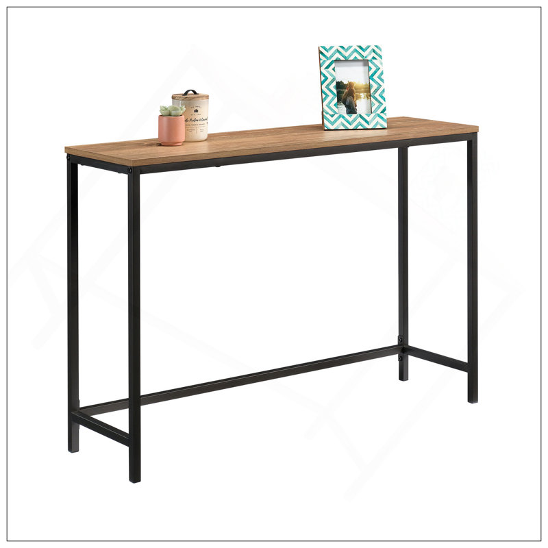 Console Table, Brown Finish