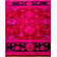 Tapis unique noué à la main Weirsky - rose Weirsky