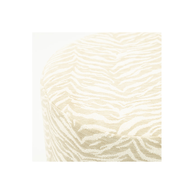 Accent Stool Upholstered Accent Stool, Beige