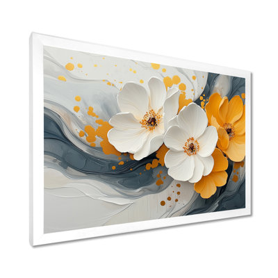 Imantas Petals Of Velvet Wildflowers Yellow I - Art mural fleurs sauvages