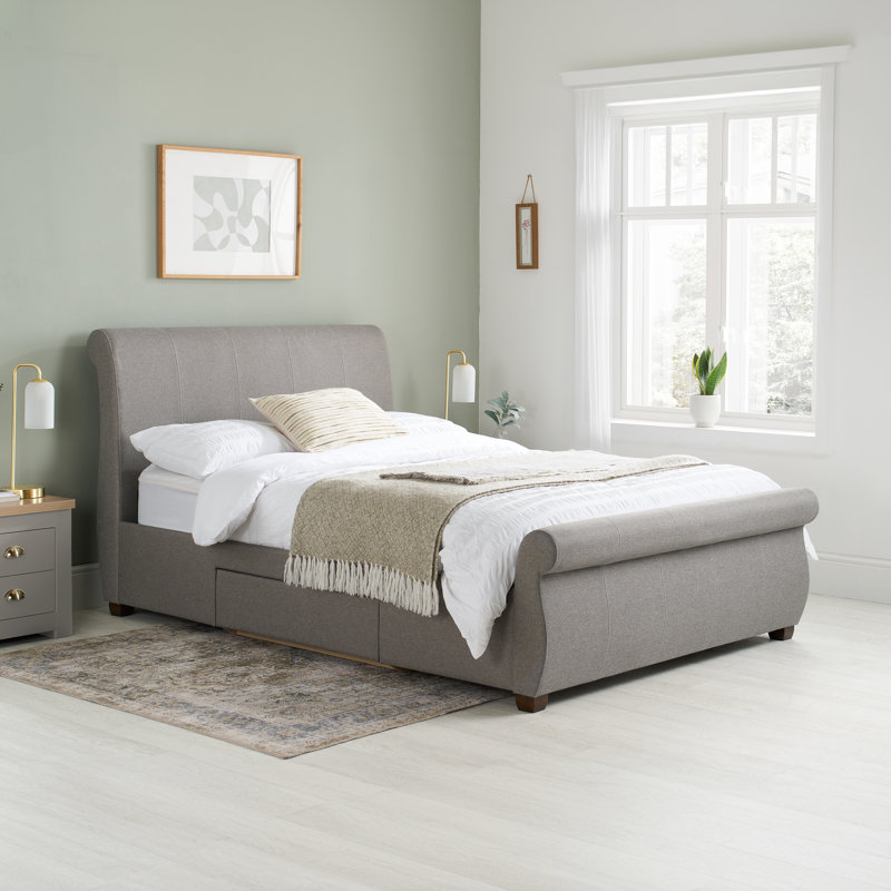 Angarano Upholstered Bed Frame, Kingsize (5')	