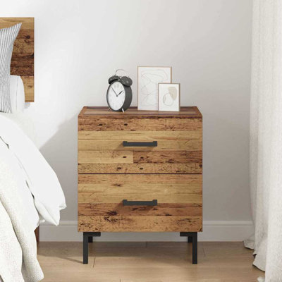 40cm W Manufactured Wood Bedside Table