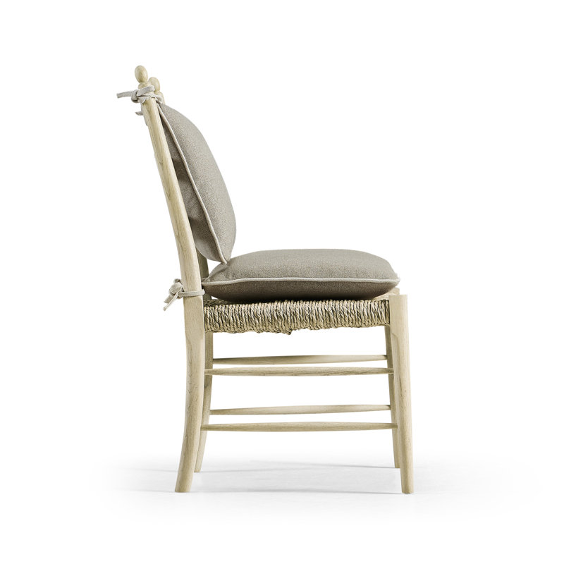 Doppler Upholstered Dining Chair, Stripped Oak