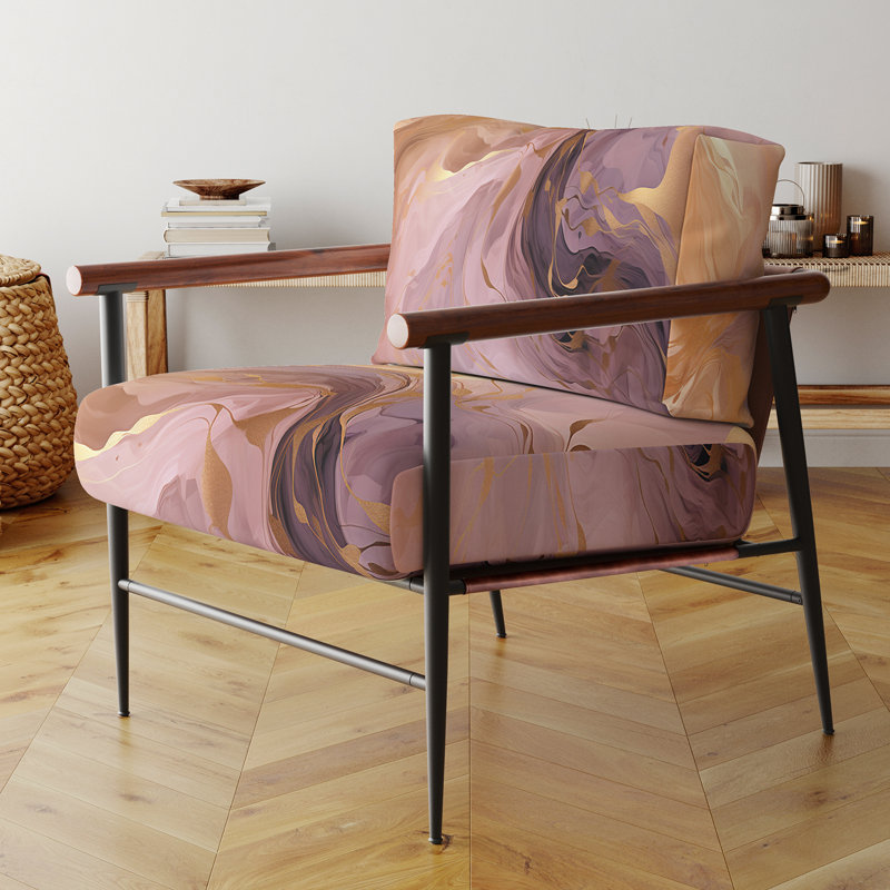 Fauteuil d'appoint Darende, Noir, noir, noir, noir