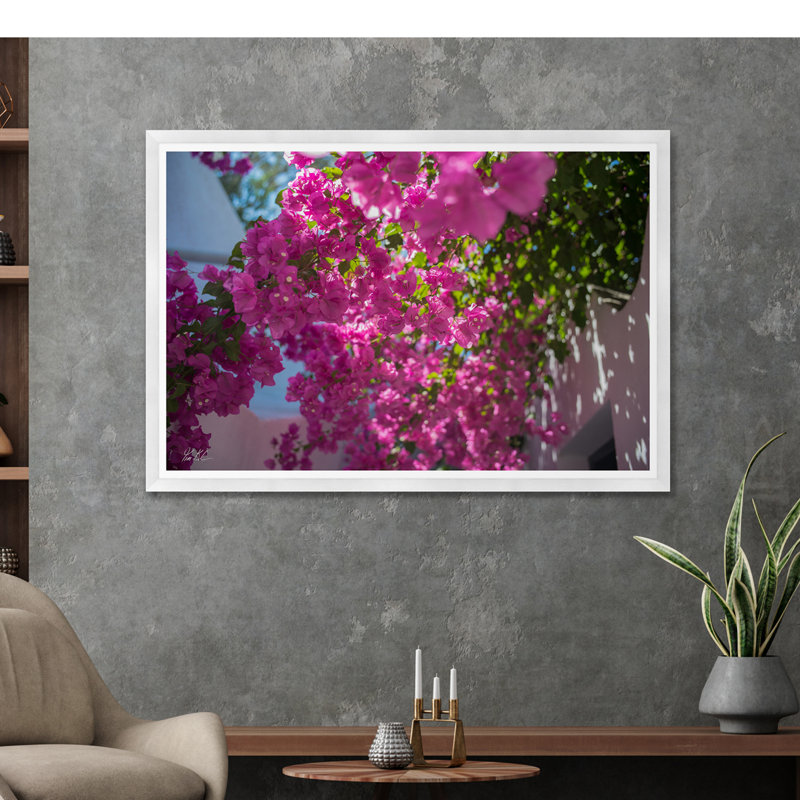 Passerelle de Bougainvillée, H 29 po x l 42 po x P 1,5 po, Cadre blanc