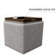 Repose-pieds avec rangement Homepop-1054319643