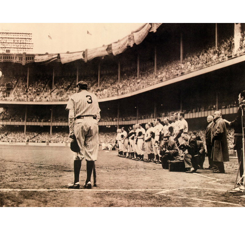Babe, Ruth, Adieu, Discours, H 36 po x l 48 po