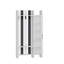 Modern Hall Stand with Hanging Coat Rack & Multiple Shelves, 36.8 x 70.9 x 13.2 inches | 100% Melamine Coated Particle Board, 0.71 inches Thick | Stylish White & Anthracite Design, Wall-Mountable, Space-Saving Solution-606159447