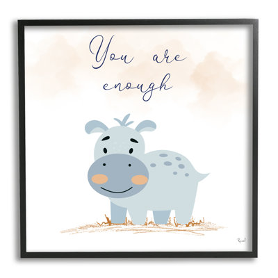 Ba-942-Framed " You Are Enough Inspirational " by Matthew Piotrowicz