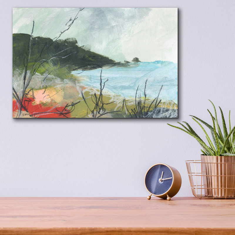«Wandering No. 2» par Jan Weiss, art mural en verre acrylique, H 12 po x l 16 po x P 0,13 po