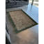 Tapis décoratif vert et beige à motif floral rose et vert-1143857347
