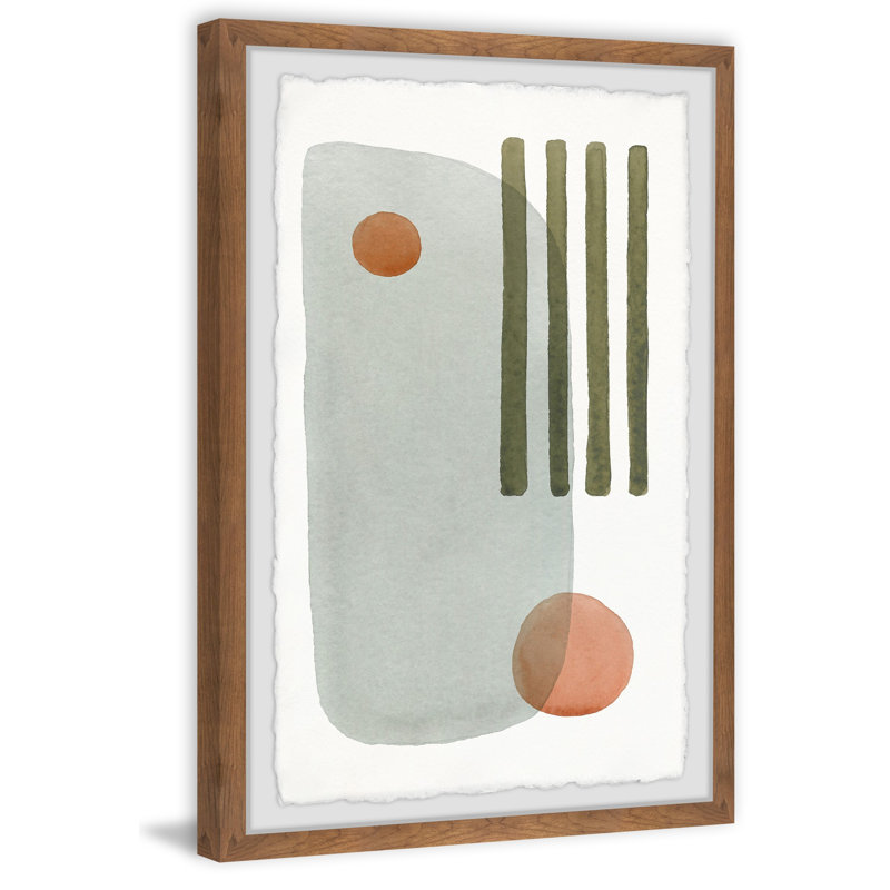 Stone Eye - Single Picture Frame Painting, 30 cm H x 20 cm W x 3.81cm D