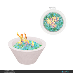 Round Concrete Natural Gas Smokeless Fire Pit