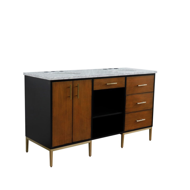 Ensemble de meuble-lavabo double 61 po Jerremy