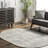 Almirka Medallion Runner Rug for Living Room Bedroom Dining Room Entryway Hallway Kitchen, Ivory/Grey-978847805