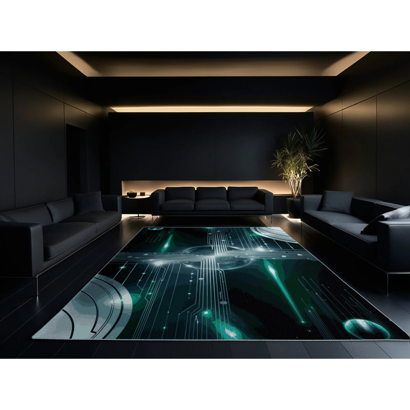 Hyperspace Rift Rug, Round 8'