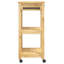 Kitchen Trolley MONZA 60X40x90 Cm Solid Wood Pine-1831165916