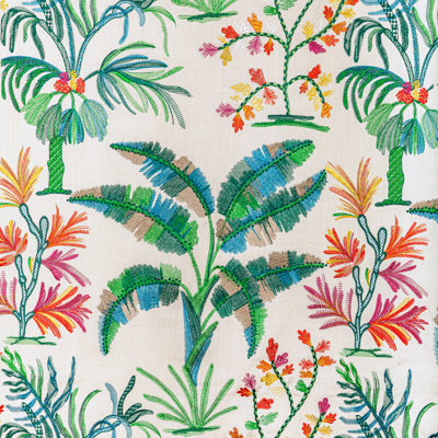 Majorelle Martil Emb Performance Fabric
